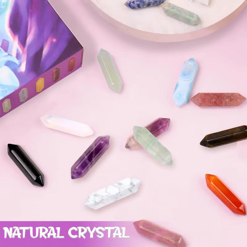 Crystals Advent Calendar 2024 2024 Advent Calendar for Christmas 24 Days Countdown Calendar Crystals for Kids Boys Girls