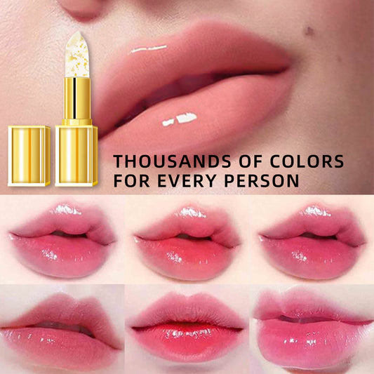 Anti-smudge Gilding Warm Color-changing Lipstick