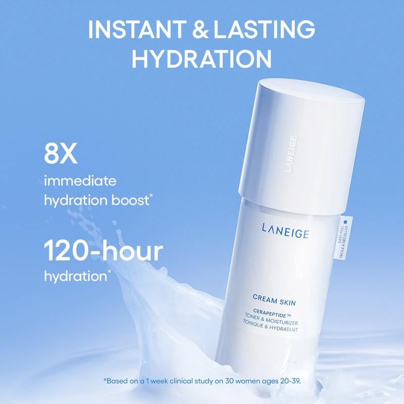 Laneige Cream Skin Toner & Moisturizer, Korean Skincare, Glass Skin, Hydrating