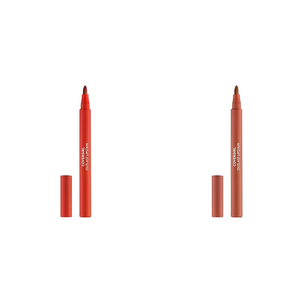 Outlast, 05 All-Star, Lipstain, Smooth Application, Precise Pen-Like Tip, Transfer-Proof, Satin Stained Finish, Vegan Formula, 0.06Oz