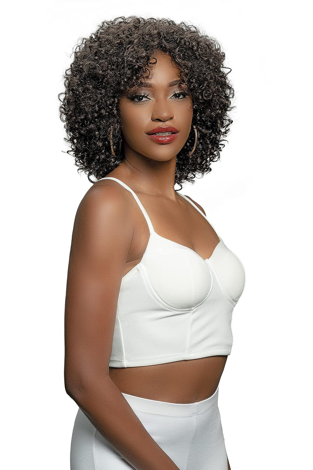 Natural Curly Kellen Wig, (1B)
