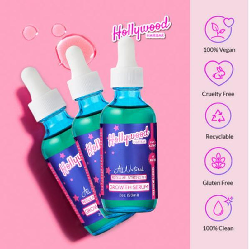 Hollywood Hairbar Hair Rejuvenating Serum | Ayurvedic Herbal Haircare Blend for Calming & Nourishing