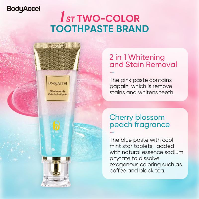Bodyaccel 【Triple Whitening】Niacinamide Whiteningtoothpaste Oral MX