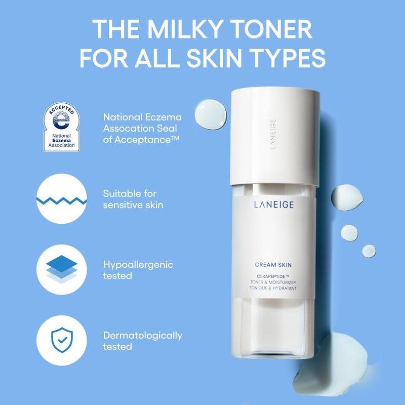 Laneige Cream Skin Toner & Moisturizer, Korean Skincare, Glass Skin, Hydrating
