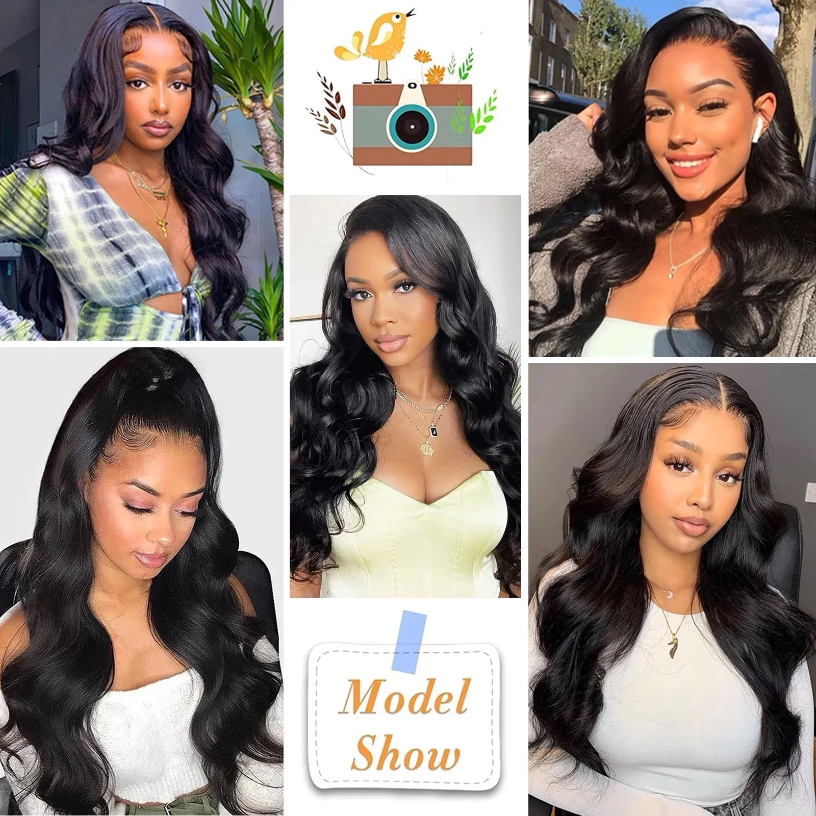 Body Wave Frontal Wig 13X4 Lace Front Wigs for Women Human Hair 180% Density Hair Natural
