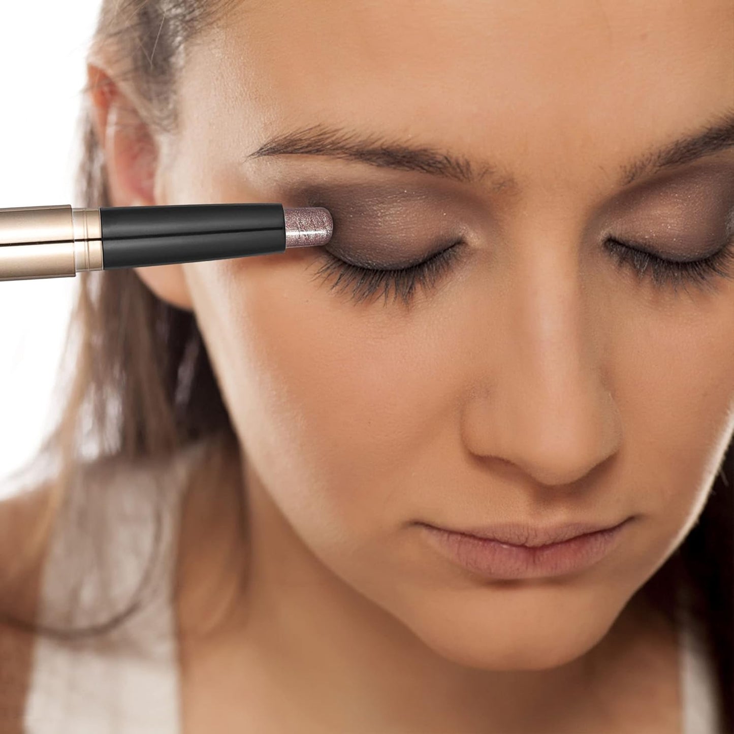 Eyeshadow Stick Eye Shadow Stick Makeup 6 Colors Shimmer Eyeshadow Stick Set Cosmetics Eye Brightener Stick Cream Eyeshadow Pencil Set for Eye Makeup Christmas Birthday Gift for Women, Set A