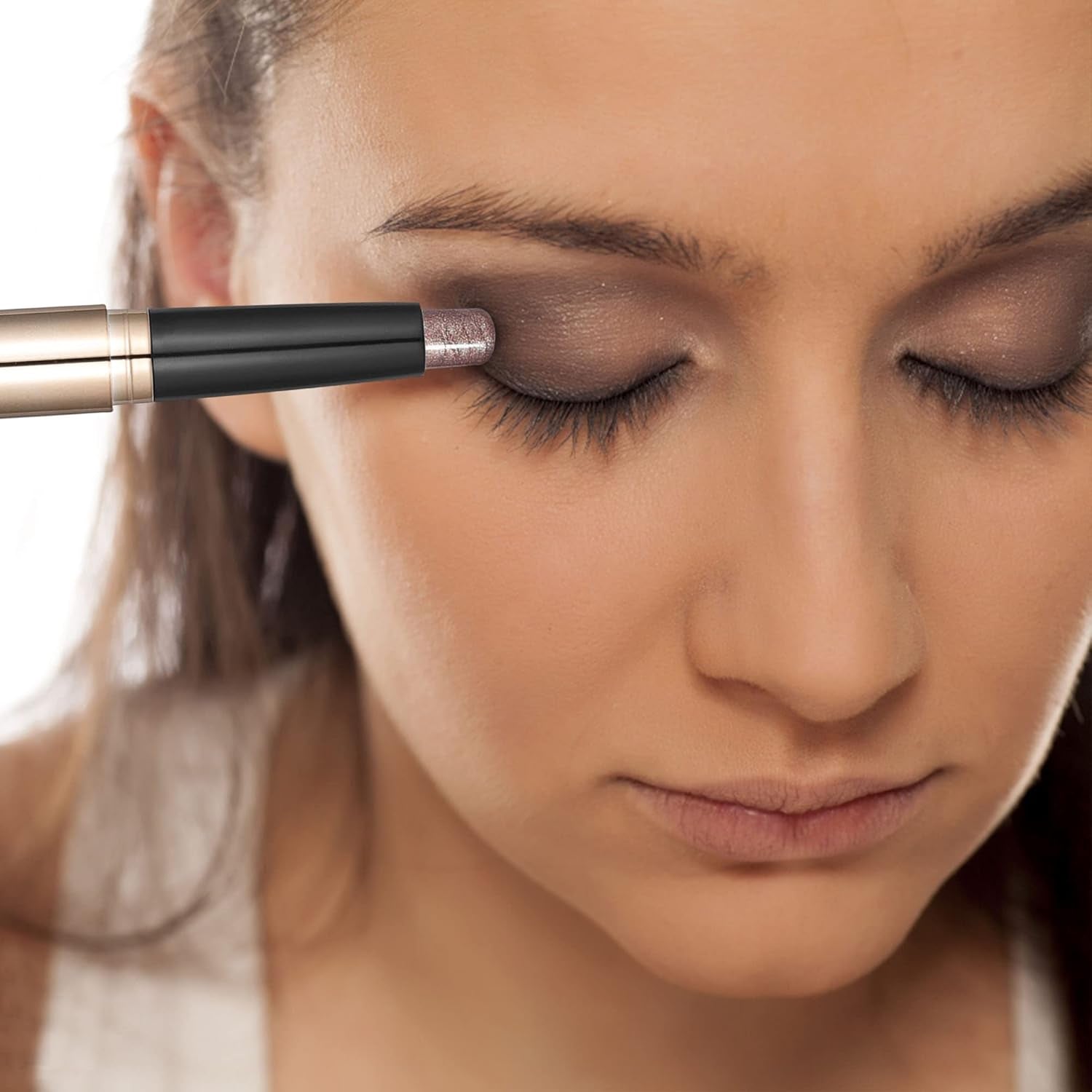 Eyeshadow Stick Eye Shadow Stick Makeup 6 Colors Shimmer Eyeshadow Stick Set Cosmetics Eye Brightener Stick Cream Eyeshadow Pencil Set for Eye Makeup Christmas Birthday Gift for Women, Set A