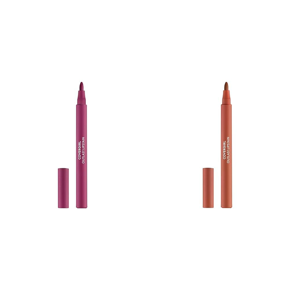 Outlast, 05 All-Star, Lipstain, Smooth Application, Precise Pen-Like Tip, Transfer-Proof, Satin Stained Finish, Vegan Formula, 0.06Oz