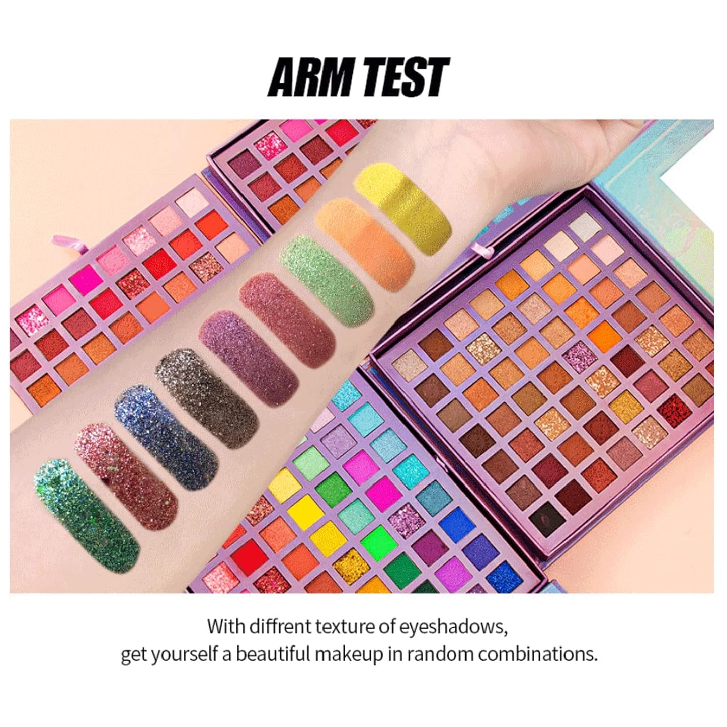 Double Assemble Matte Pearl Combo Eyeshadow Palette (Big Braids)