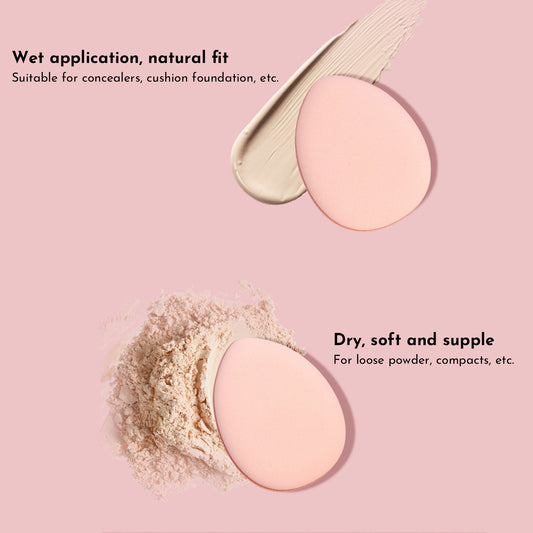 Mini Size Professional Cosmetic Cushion Puff Concealer Foundation Detail Puff Finger Puff Set Makeup Sponge Beauty Tool Travel Portable Makeup Puff Beauty Kit - Individually Packaged