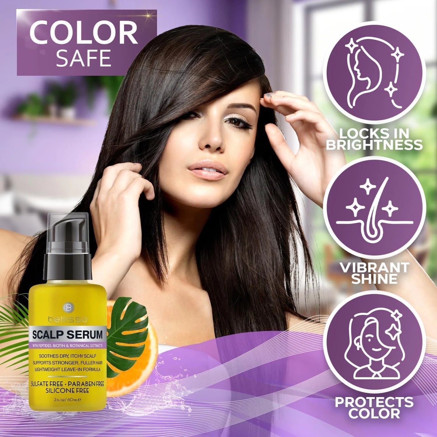 Scalp Serum Dry and Itchy Dandruff Moisturizer 2 Fl Oz Treatment for Women and Men Advanced Care and anti Itch Relief Tonic