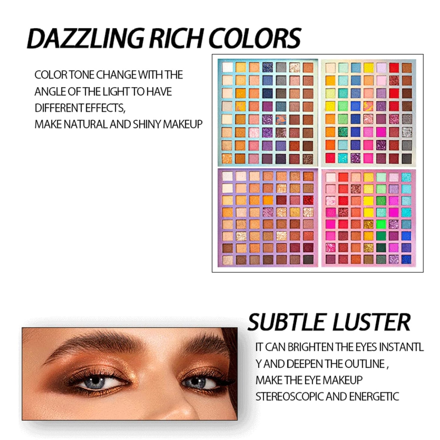 Double Assemble Matte Pearl Combo Eyeshadow Palette (Big Braids)