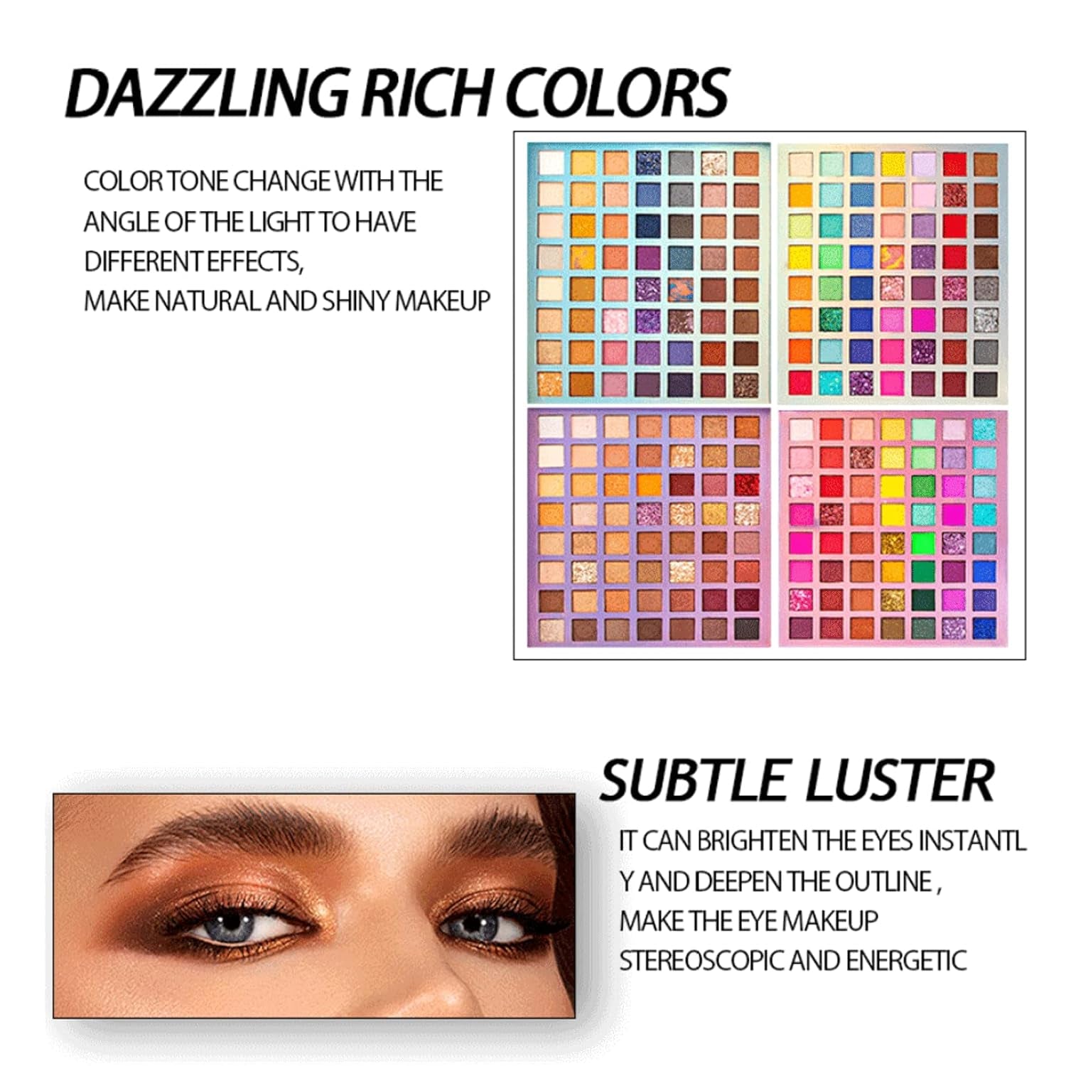 Double Assemble Matte Pearl Combo Eyeshadow Palette (Big Braids)