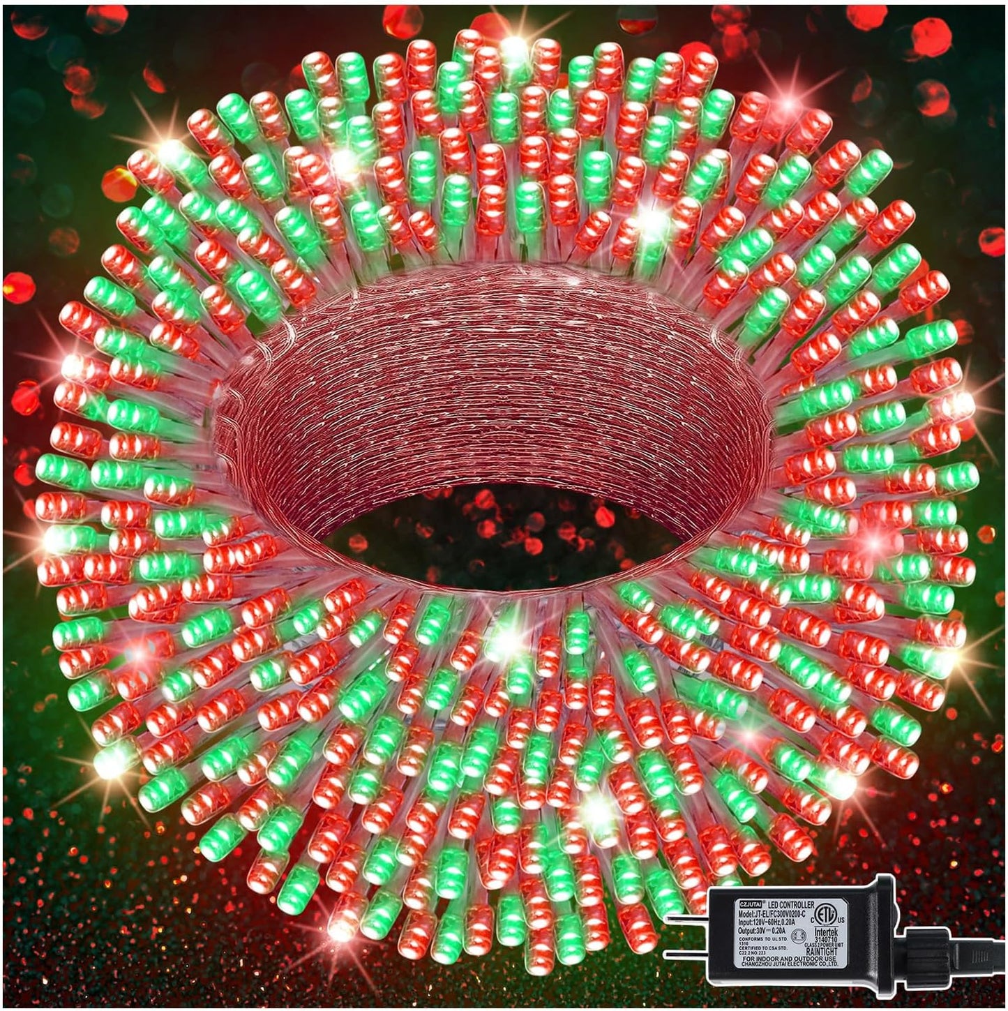 300 LED Halloween Lights, 98.5FT Halloween String Lights with 8 Lighting Modes, Waterproof & Connectable Mini Light, Plug in for Indoor Outdoor Holiday Christmas Party Bedroom Decorations (Purple)