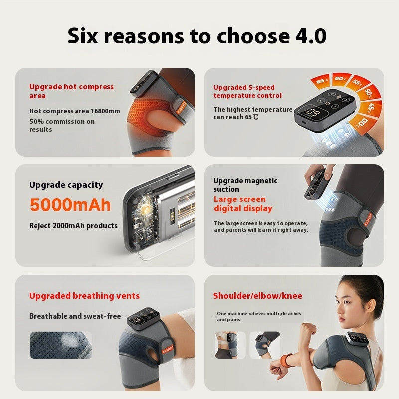 Self-heating Kneelet Intelligent Thermal Joint Knee Massager